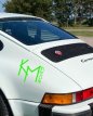 Jalousie Porsche 911 G zwart heckjalousie schwarz