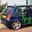 jalousie Renault R5 zwart Renault R5 jalousie zwart