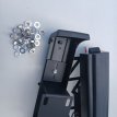 kmex048BL achterbumper set staal zwart