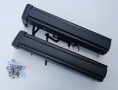 kmex048BL achterbumper set staal zwart