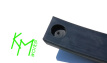 kmex051 bumperstrip chroom voorbumper Golf 1