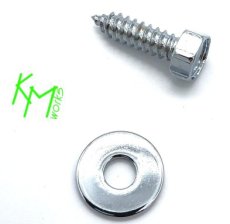 schroef voor montage spatbord chroom