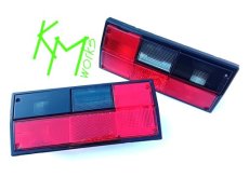 Achterlichten set rood/zwart VW T3